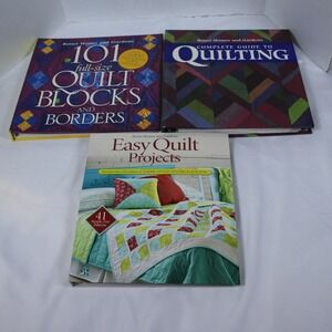 Better Homes and Gardens Quilting Book Lot of 3 Easy Project Block Borders Guide